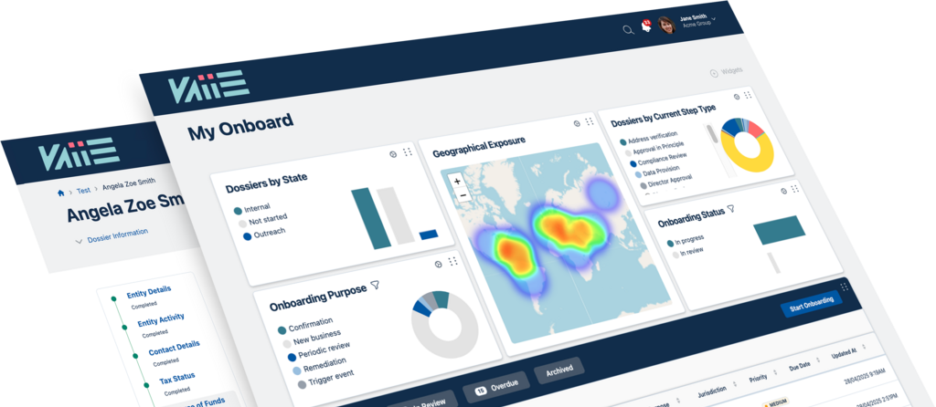 Picture of Vaiie Onboard dashboard